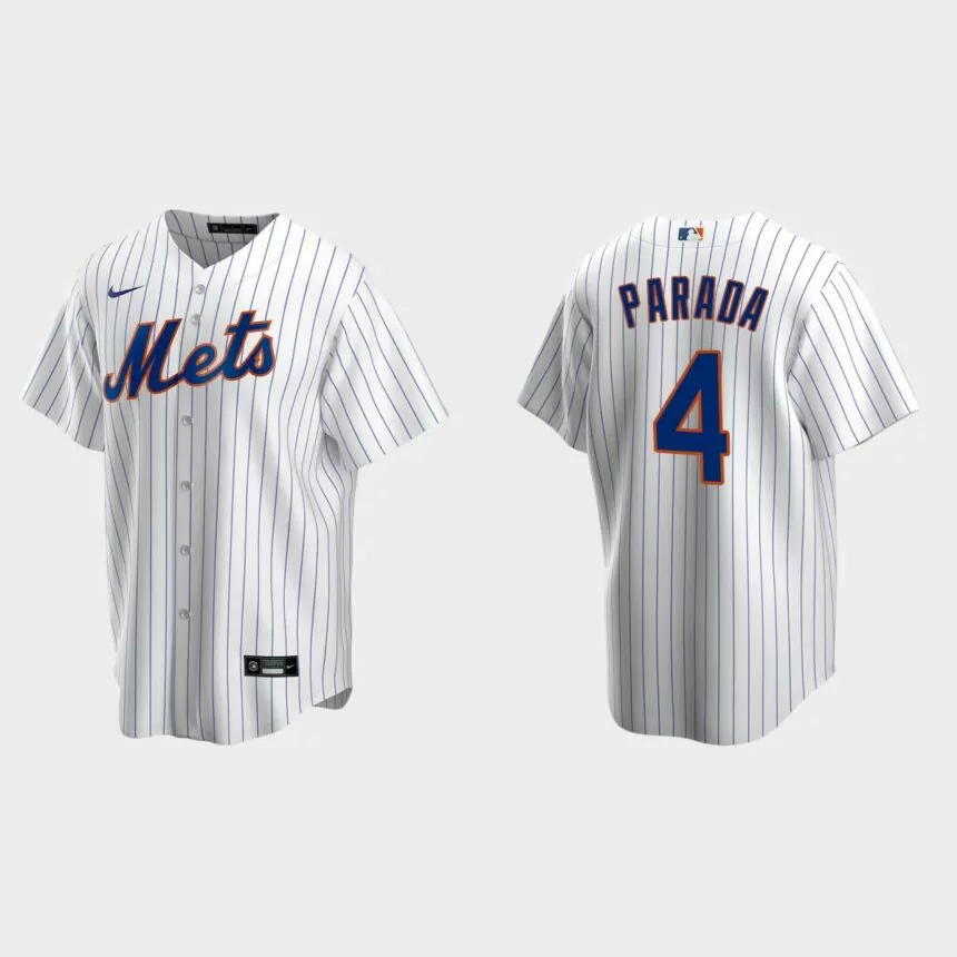 Kevin Parada New York Mets 2022 MLB Draft Home Replica Jersey – White