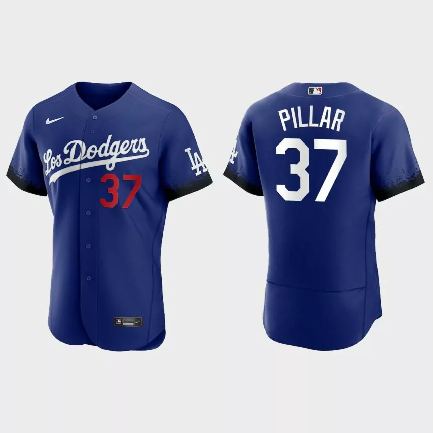 Kevin Pillar Los Angeles Dodgers 2021 City Connect Authentic Jersey – Royal