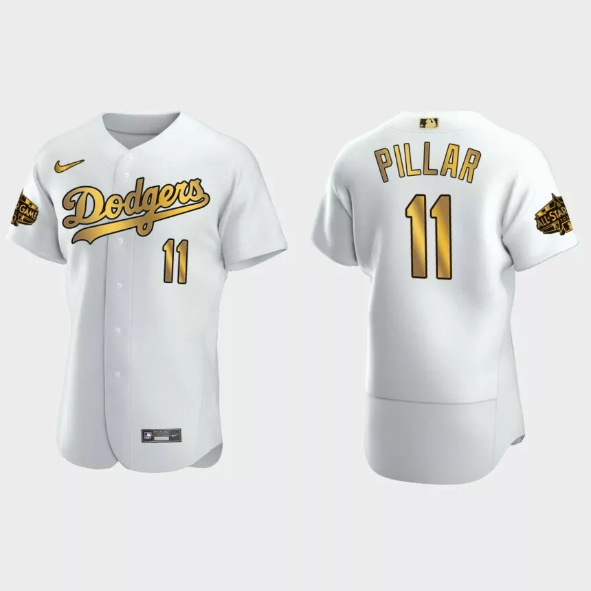 Kevin Pillar Los Angeles Dodgers 2022 MLB All-Star Game Jersey – White Gold