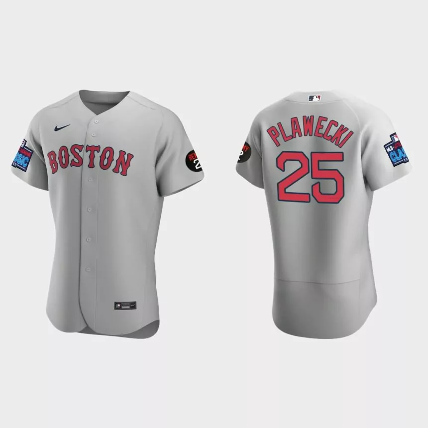 Kevin Plawecki Boston Red Sox 2022 Little League Classic Authentic Jersey – Gray