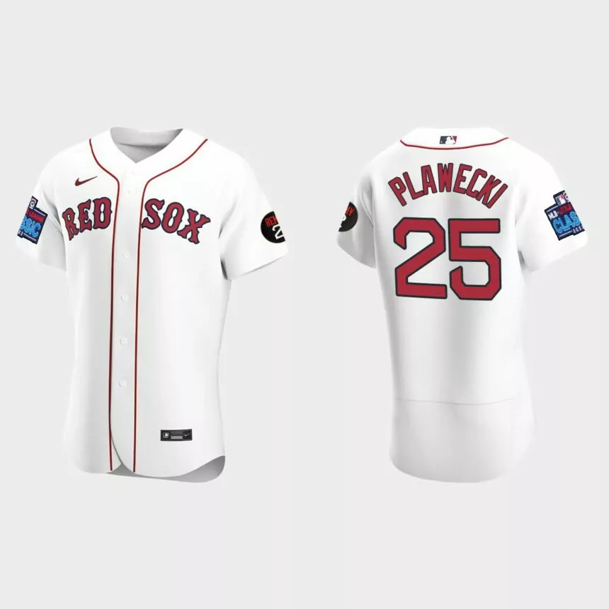 Kevin Plawecki Boston Red Sox 2022 Little League Classic Authentic Jersey – White