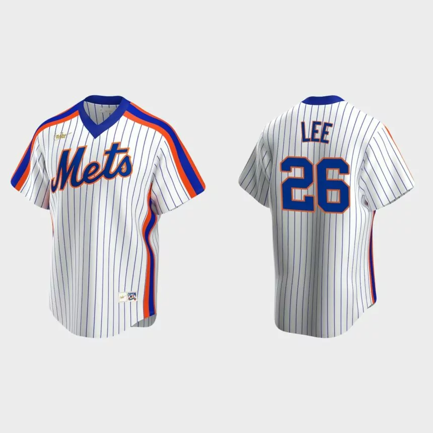 Khalil Lee New York Mets Cooperstown Collection Home Jersey – White