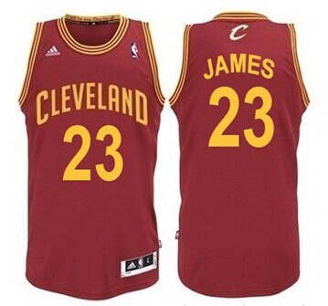 Kid's Cleveland Cavaliers #23 LeBron James Red Revolution 30 Jersey