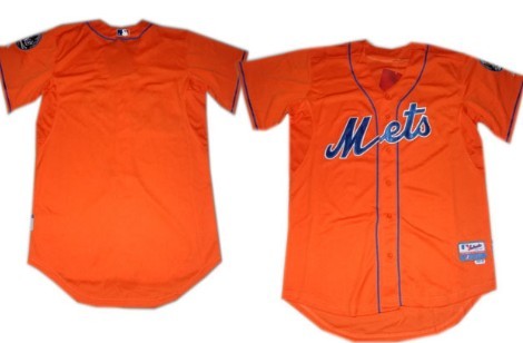 Kids' New York Mets Customized White Pinstripe Jersey 