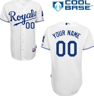 Kids Kansas City Royals Customized White Jersey