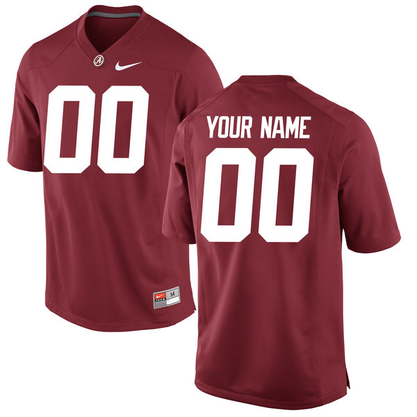 Kids Nike Crimson Alabama Crimson Tide Custom Football Jersey