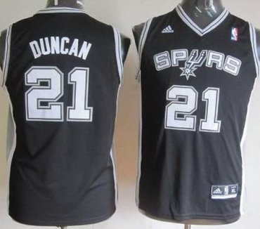 Kids San Antonio Spurs 21 Tim Duncan Black Revolution 30 Swingman 2013 Finals Patch NBA Jerseys