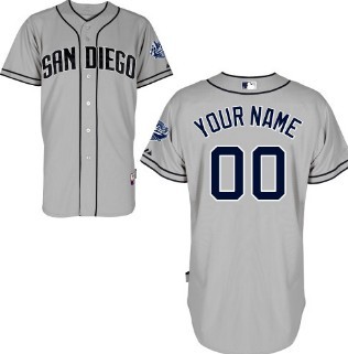 Kids San Diego Padres Customized Gray Jersey
