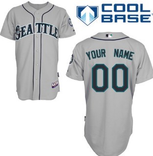 Kids Seattle Mariners Customized Gray Jersey