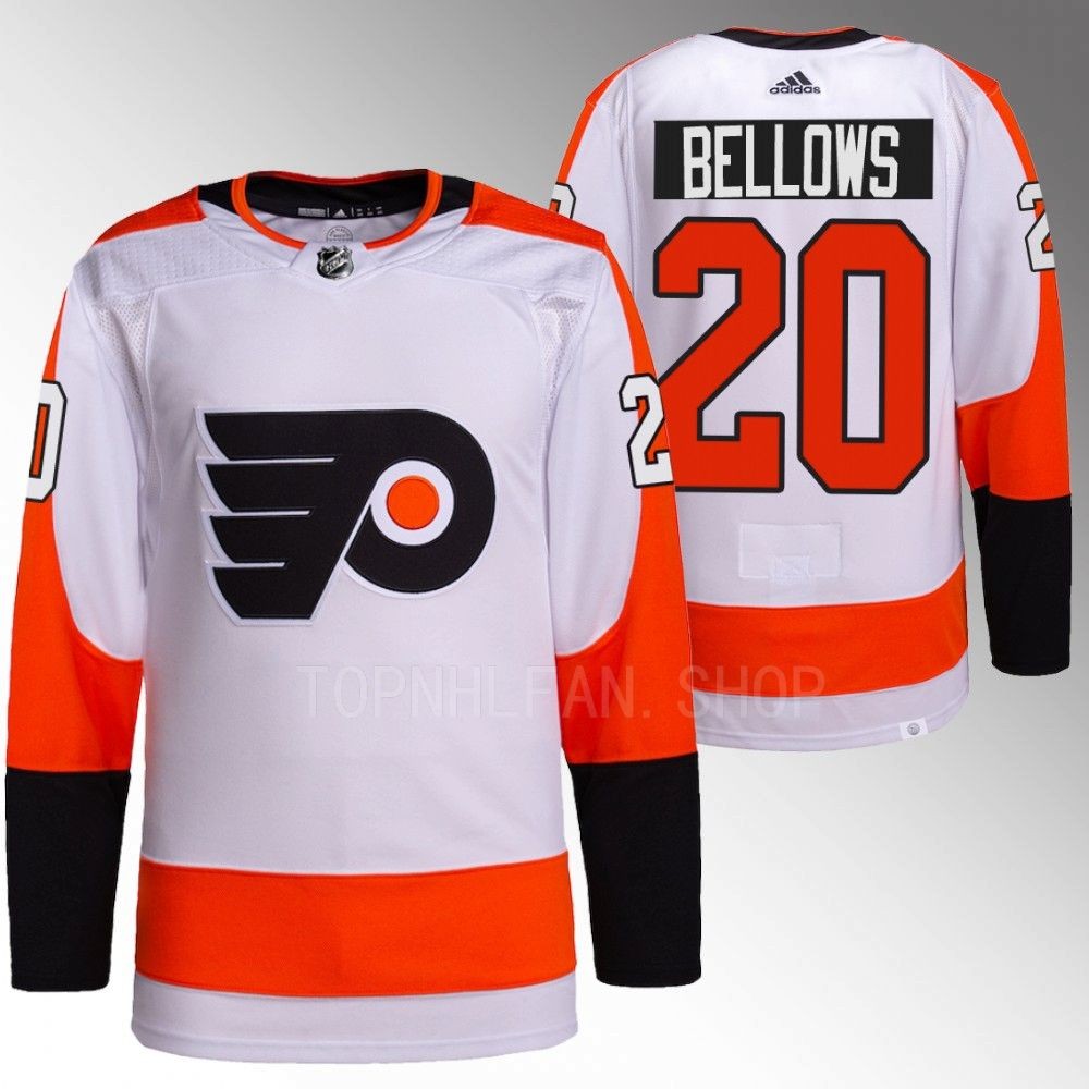 Kieffer Bellows Philadelphia Flyers Away Authentic Primegreen White Jersey