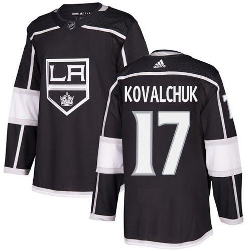 Kings #17 Ilya Kovalchuk Black Home Authentic Stitched Hockey Jersey