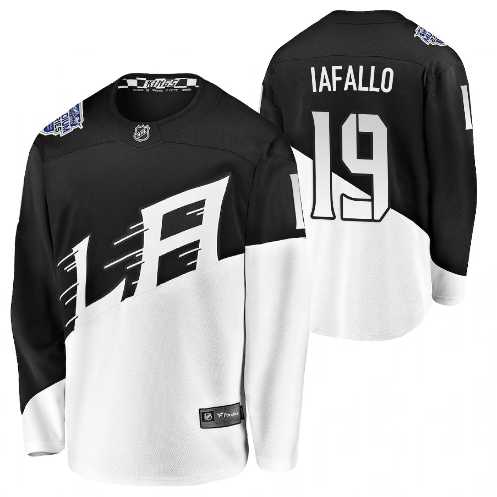 Kings #19 Alex Iafallo 2020 Stadium Series Black Jersey - Men's