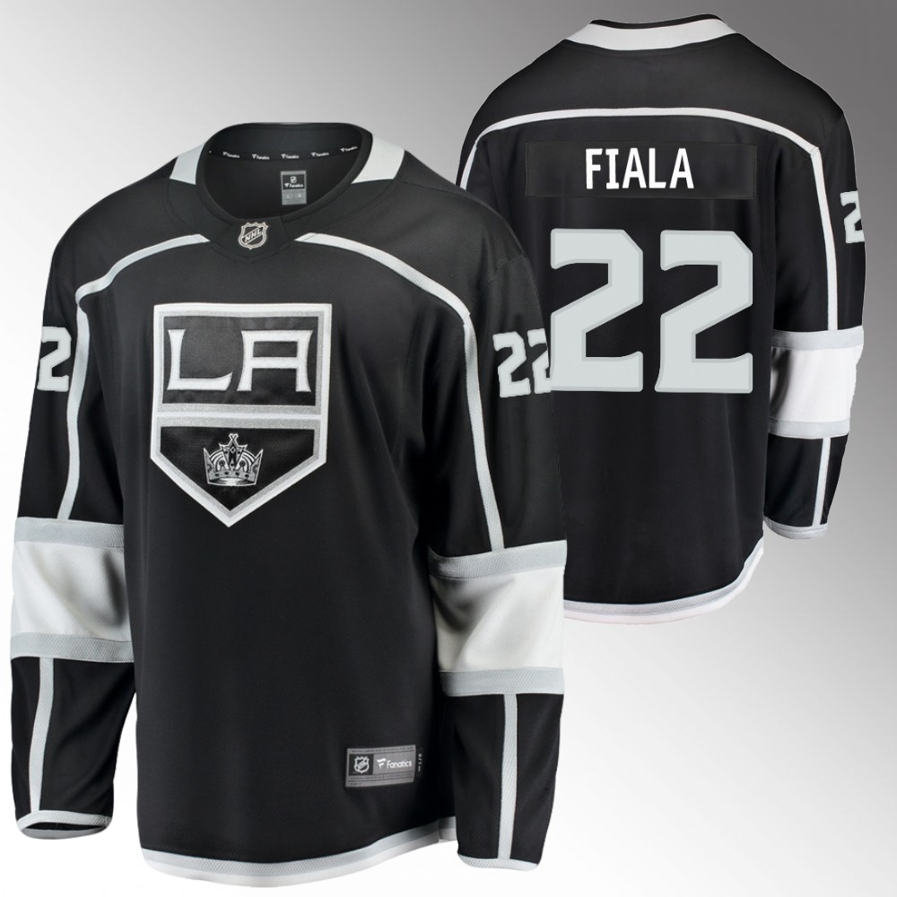 Kings #22 Kevin Fiala Black 2022 Home Jersey