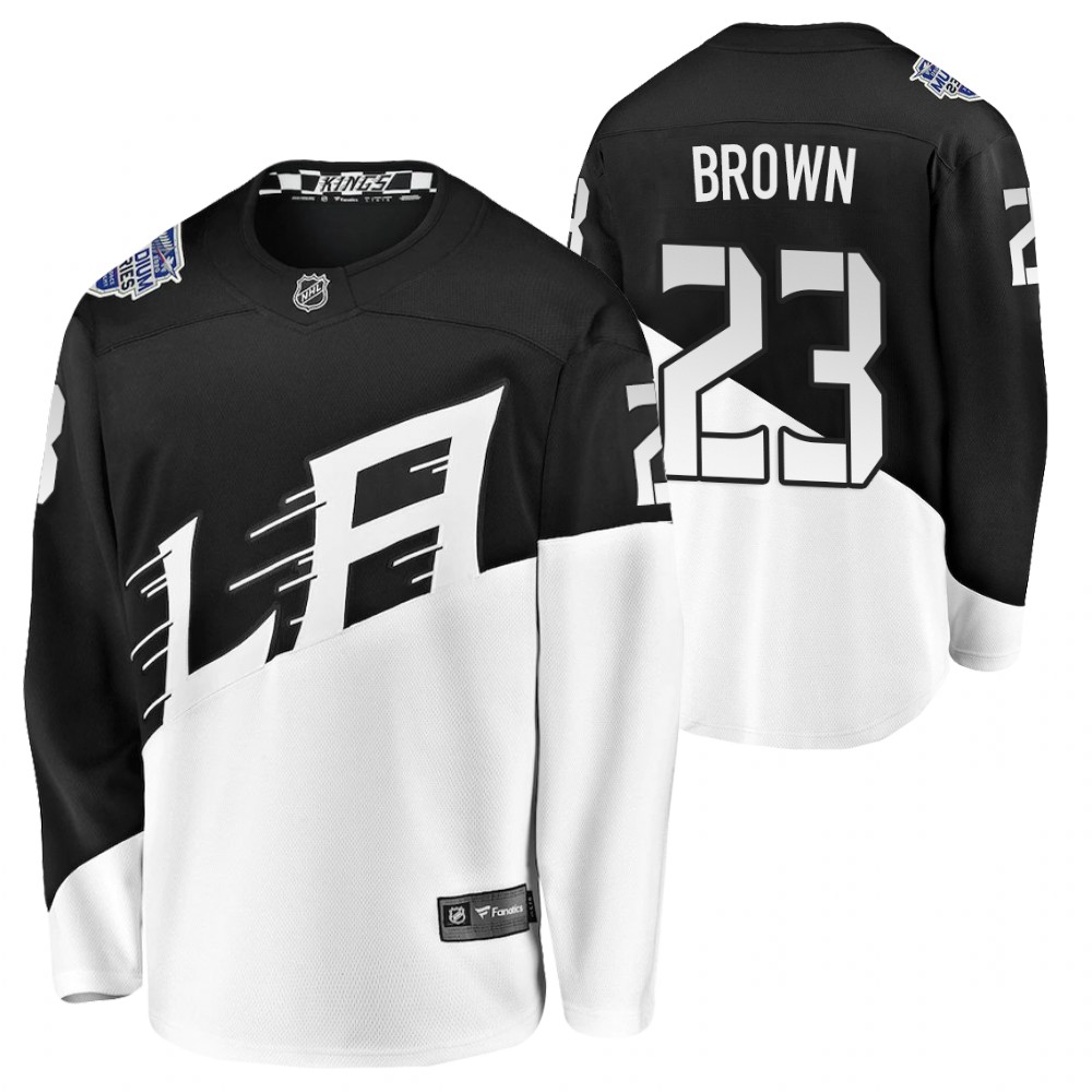Kings #23 Dustin Brown 2020 Stadium Series Black Jersey - Men's