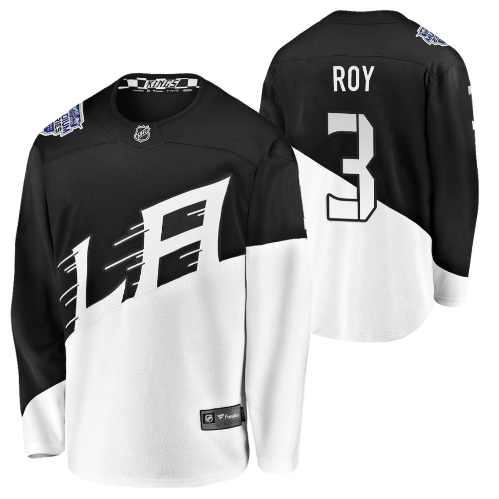 Kings #3 Matt Roy 2020 Stadium Series Black Jersey - Men's