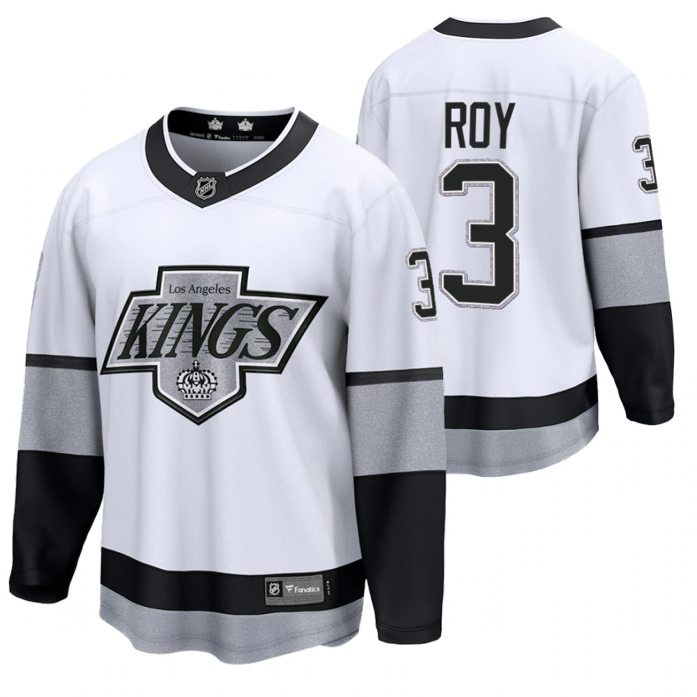 Kings #3 Matt Roy White Alternate Jersey