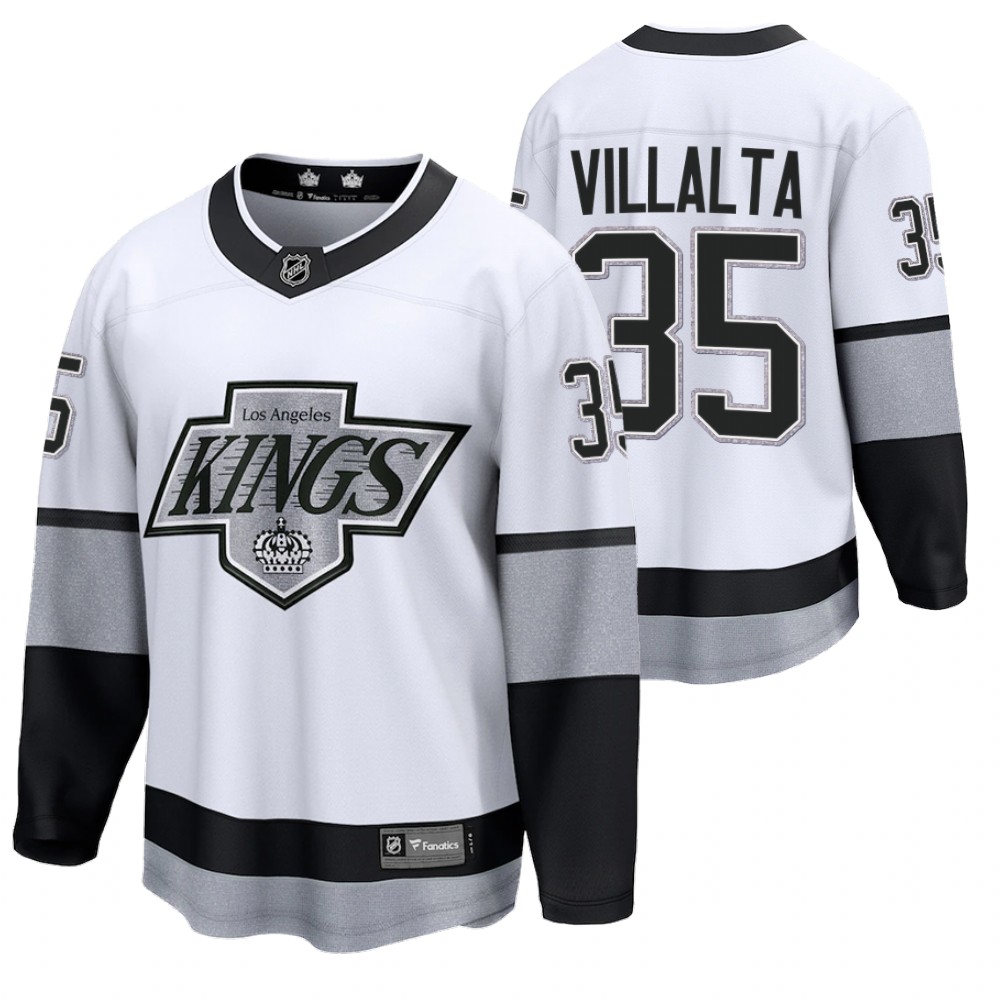 Kings #35 Matt Villalta White Alternate Jersey