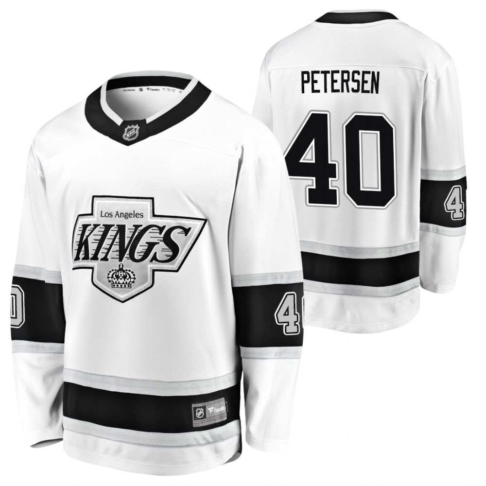 Kings #40 Calvin Petersen White 2020-21 Heritage Jersey