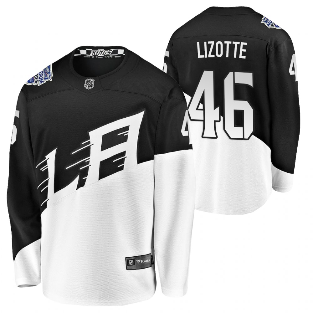 Kings #46 Blake Lizotte 2020 Stadium Series Black Jersey - Men's