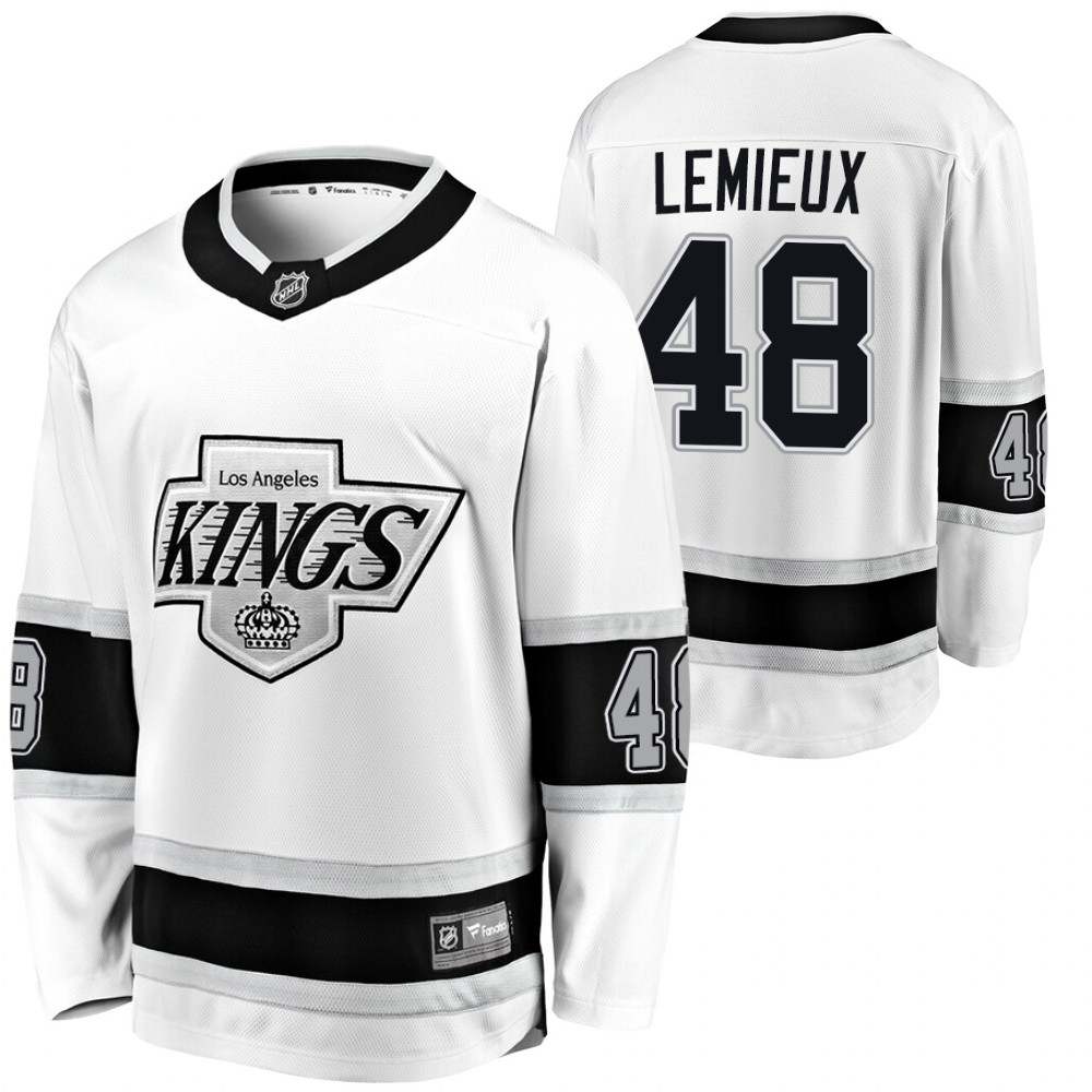 Kings #48 Brendan Lemieux White 2021 Heritage Classic Jersey