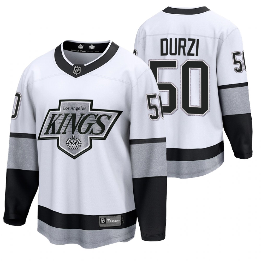 Kings #50 Sean Durzi White Alternate Jersey
