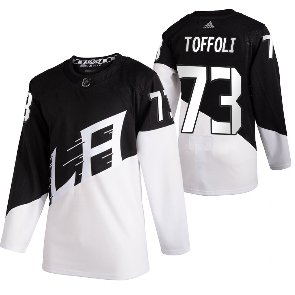 Kings #73 Tyler Toffoli 2020 Stadium Series White Black Jersey - Men's