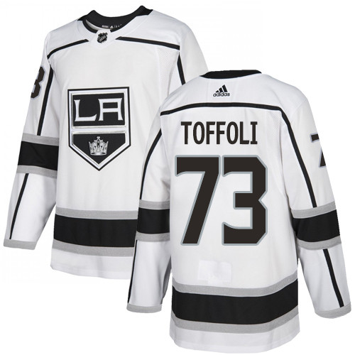 Kings #73 Tyler Toffoli White Road Authentic Stitched Hockey Jersey