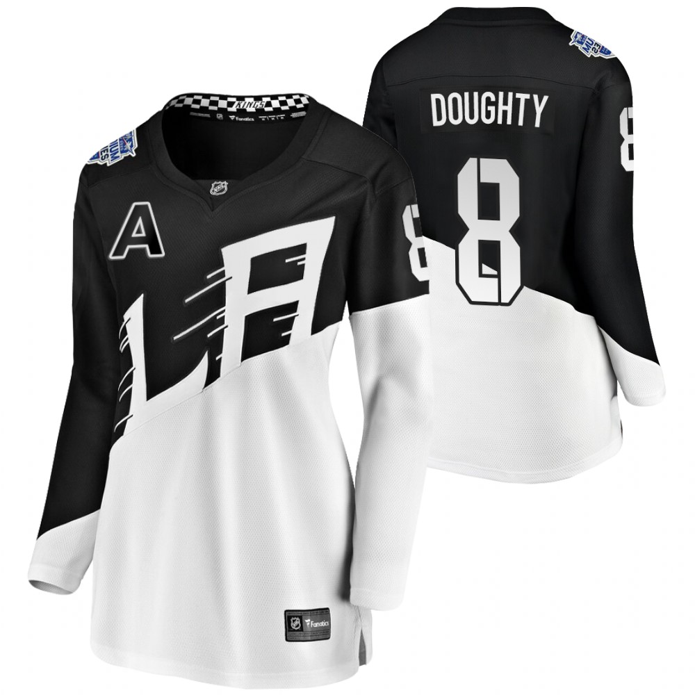 Kings #8 Drew Doughty 2020 Stadium Series Black Jersey - Women's