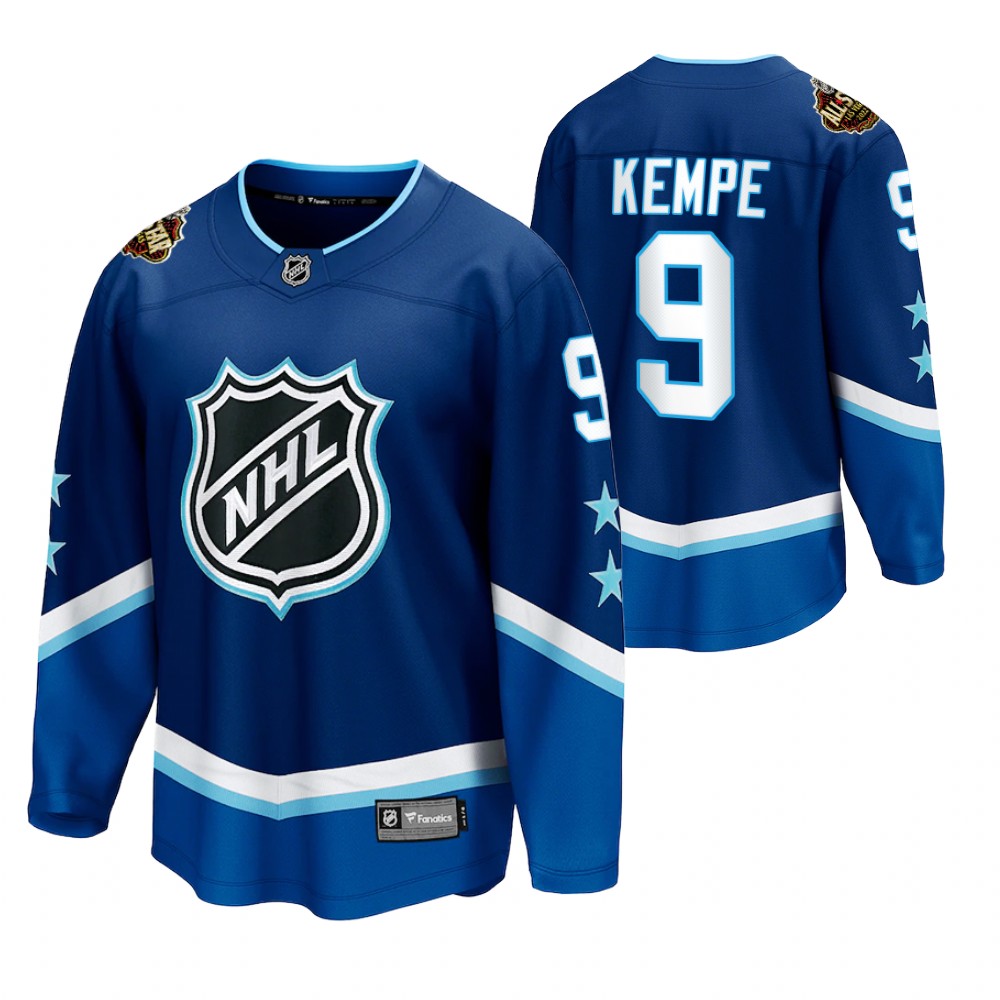 Kings #9 Adrian Kempe Blue 2022 All-Star Jersey