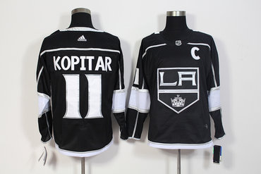 Kings 11 Anze Kopitar Black Adidas Jersey