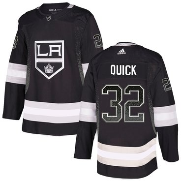 Kings 32 Jonathan Quick Black Drift Fashion Adidas Jersey