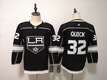 Kings 32 Jonathan Quick Black Youth Adidas Jersey