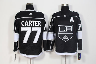 Kings 77 Jeff Carter Black Adidas Jersey
