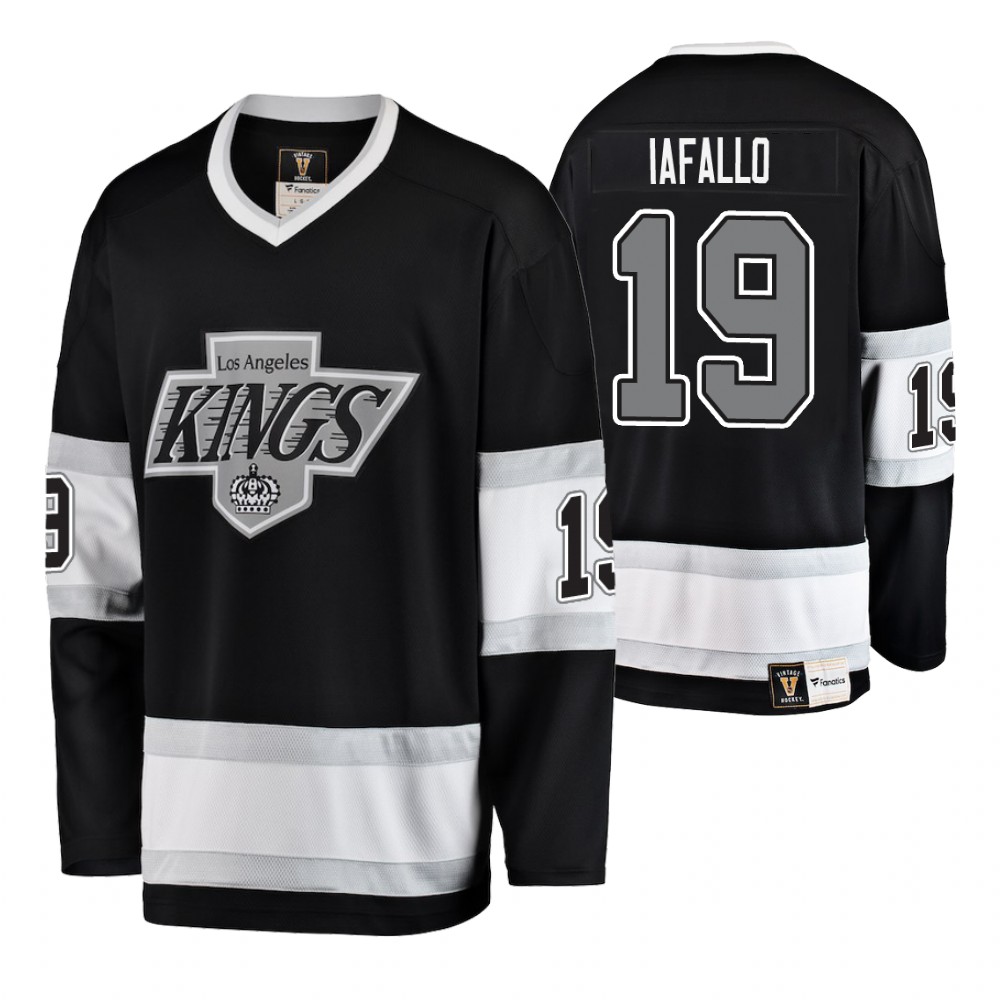 Kings Alex Iafallo Black Gray Breakaway Jersey