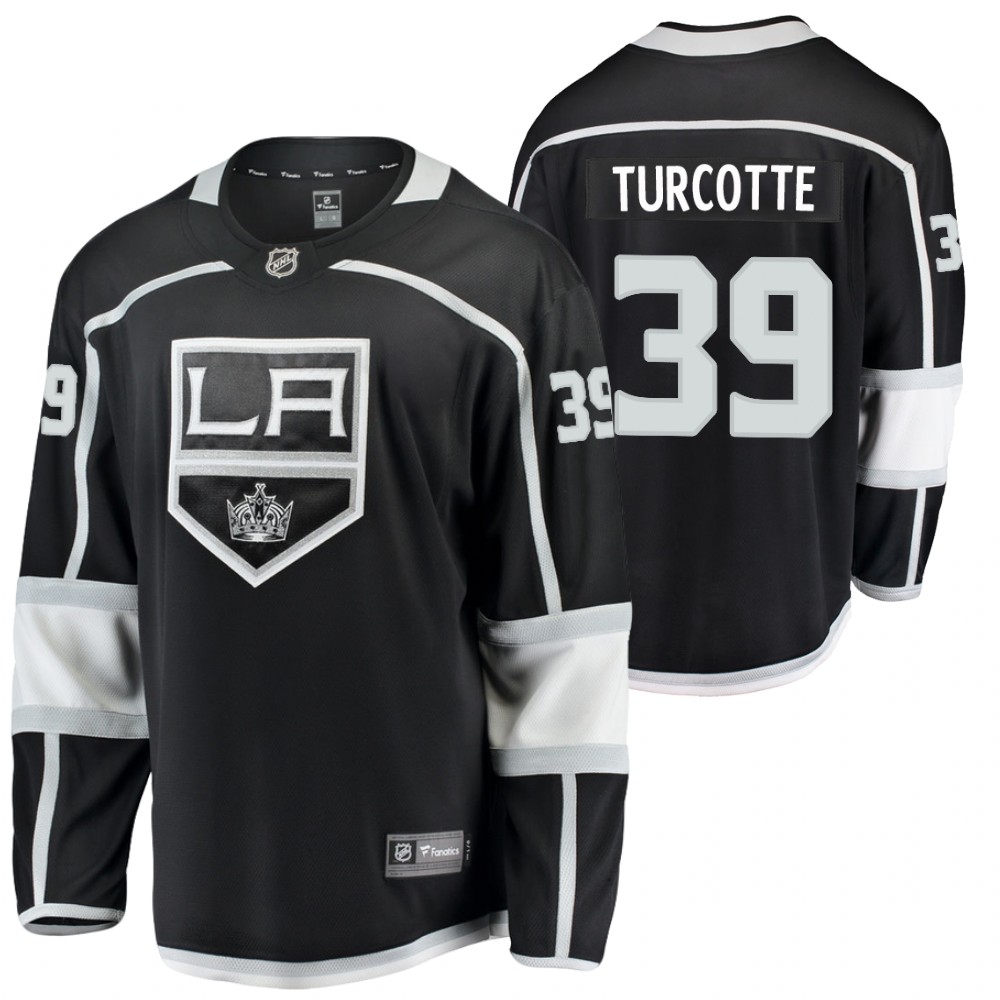 Kings Alex Turcotte Jersey Home Black Men