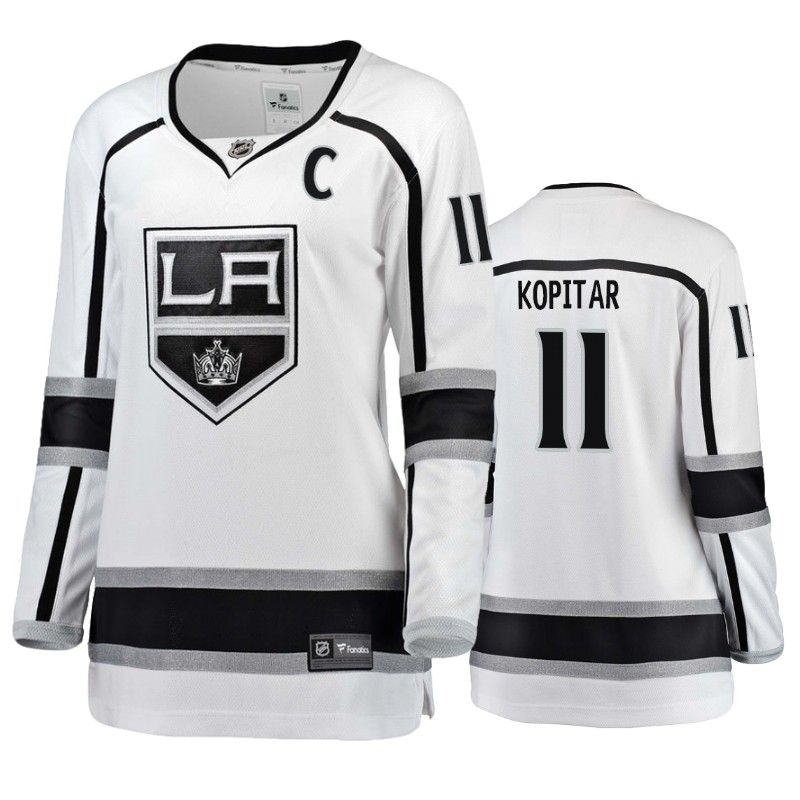 Kings Anze Kopitar White Breakaway Fanatics Branded Jersey