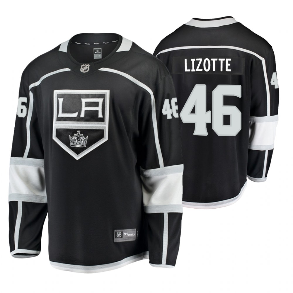 Kings Blake Lizotte Black Breakaway Player Home Jersey