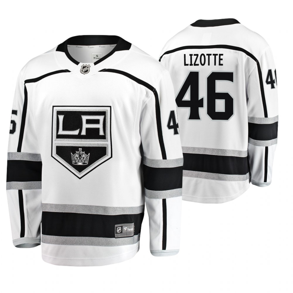 Kings Blake Lizotte White Breakaway Player Away Jersey