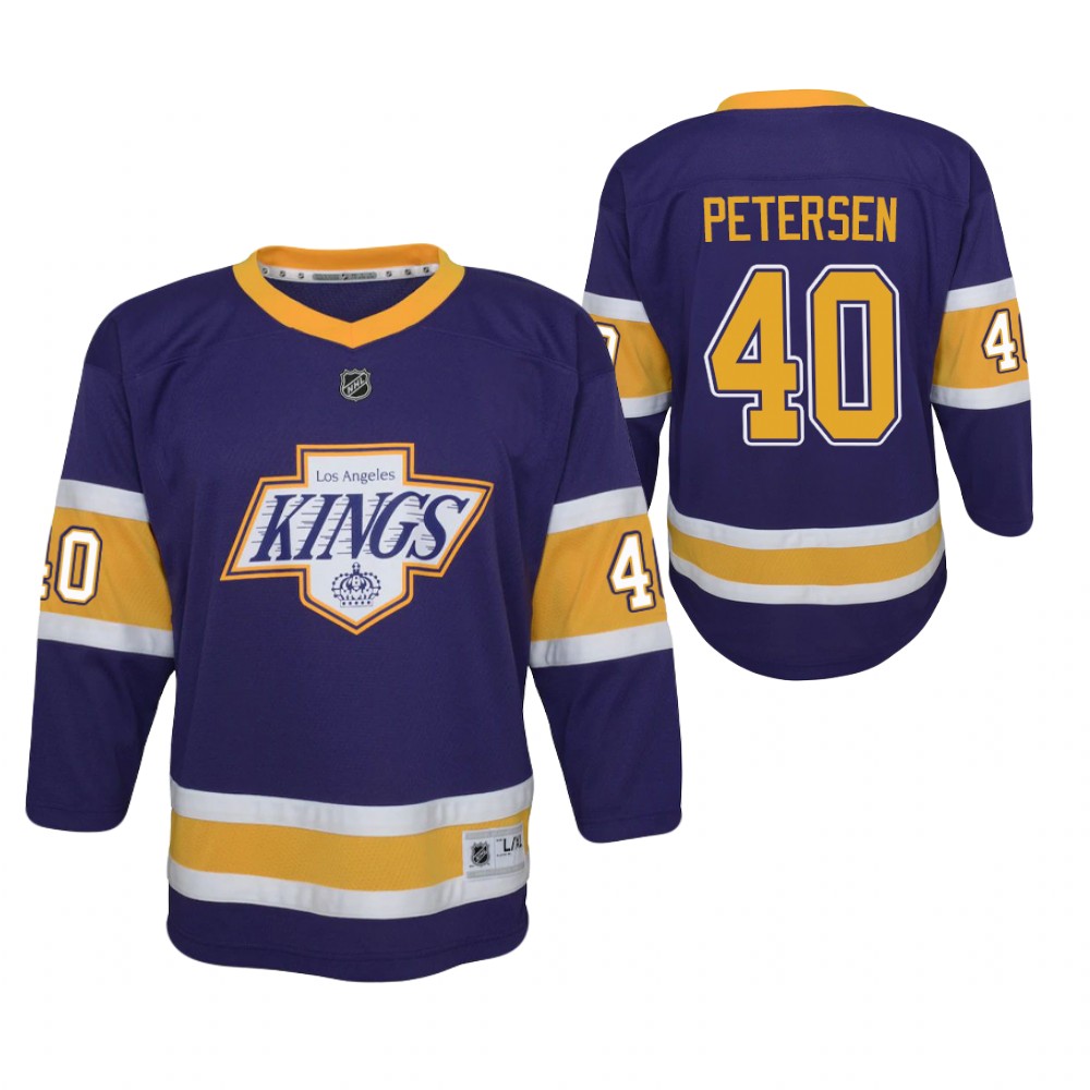 Kings Calvin Petersen 2020-21 Reverse Retro Jersey Youth Replica