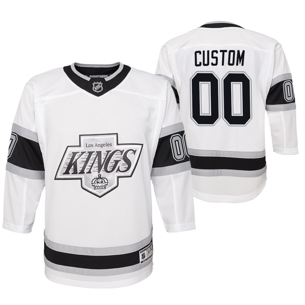 Kings Custom White Heritage Premier Youth Jersey