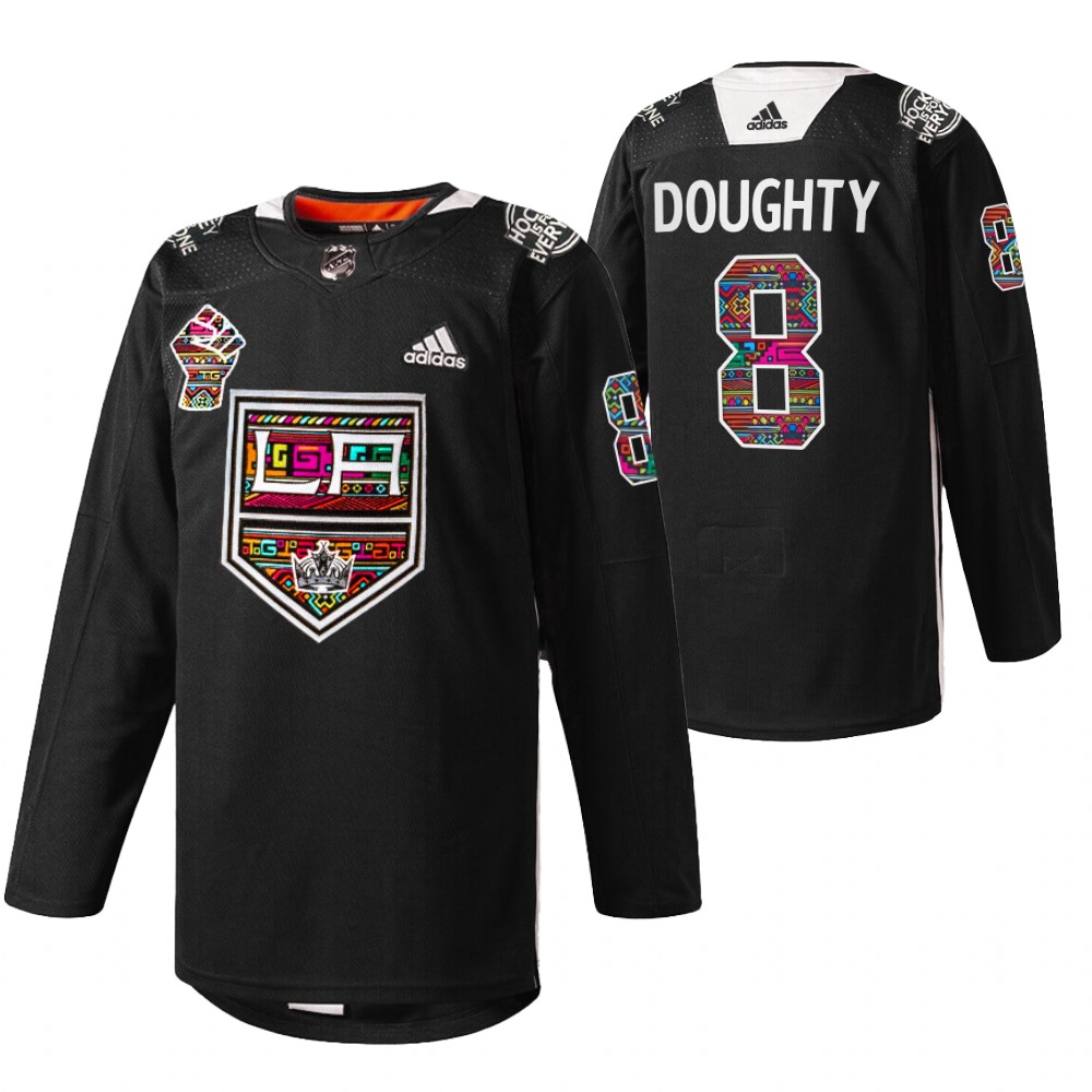Kings Drew Doughty 2022 Black History Month Black Warmup Jersey