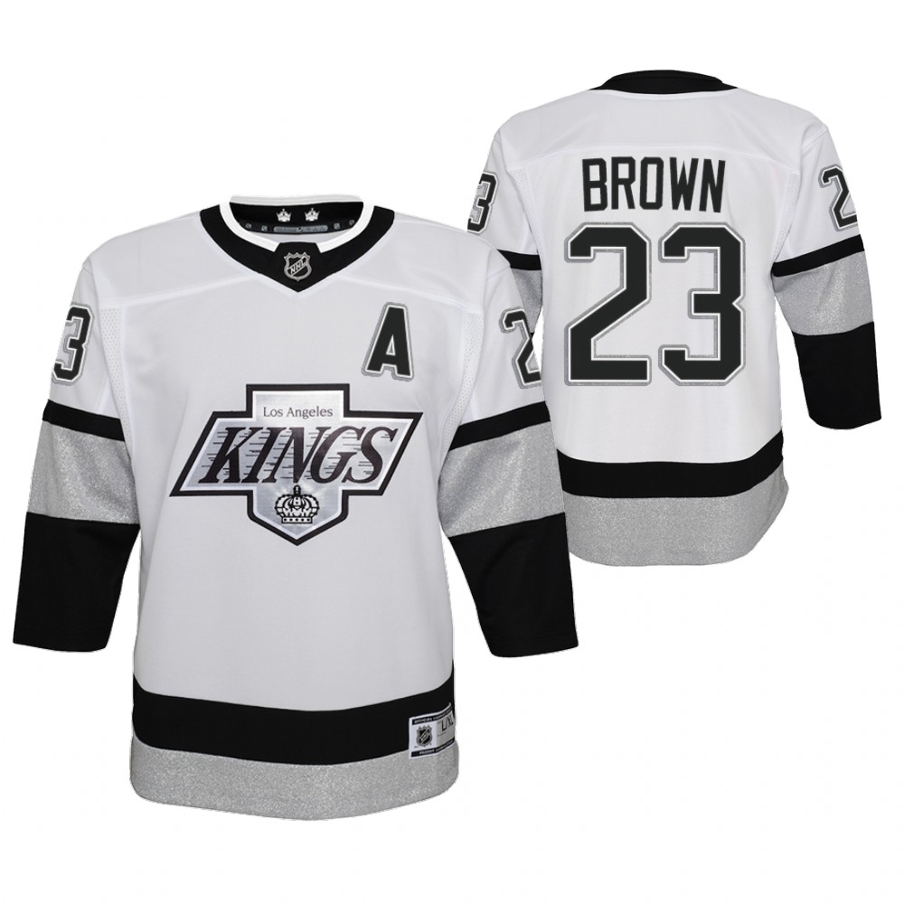 Kings Dustin Brown 2021-22 Alternate Jersey Youth Prime
