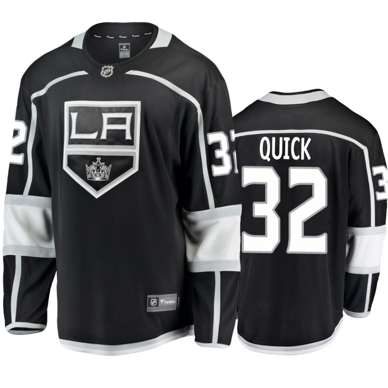 Kings Jonathan Quick Black Breakaway Fanatics Branded Jersey