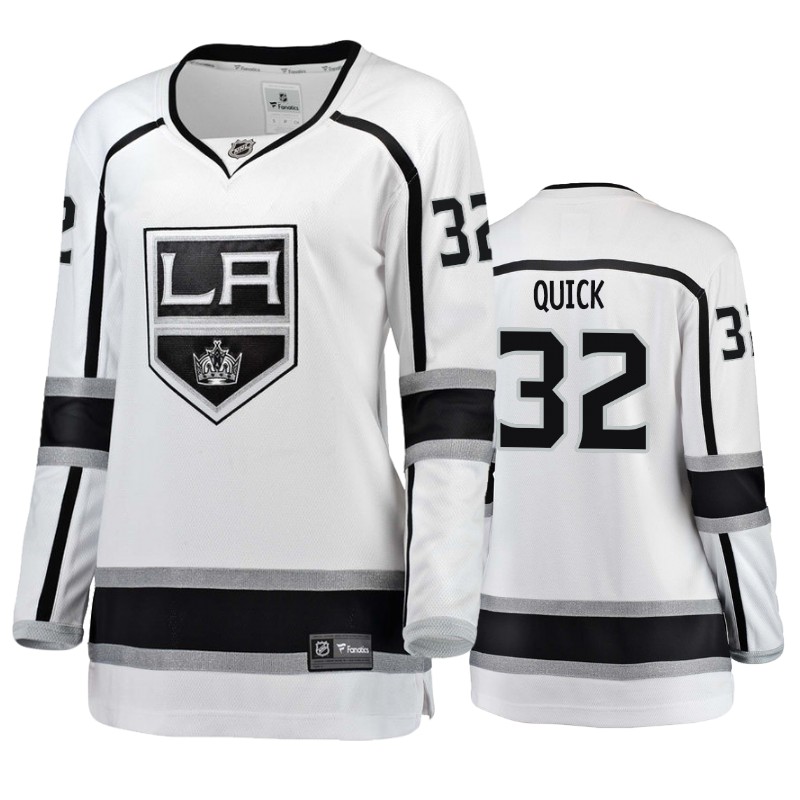 Kings Jonathan Quick White Breakaway Fanatics Branded Jersey