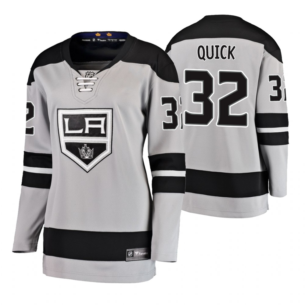Kings Jonathan Quick Women's Player Fanatics Branded Alternate Breakaway Jersey