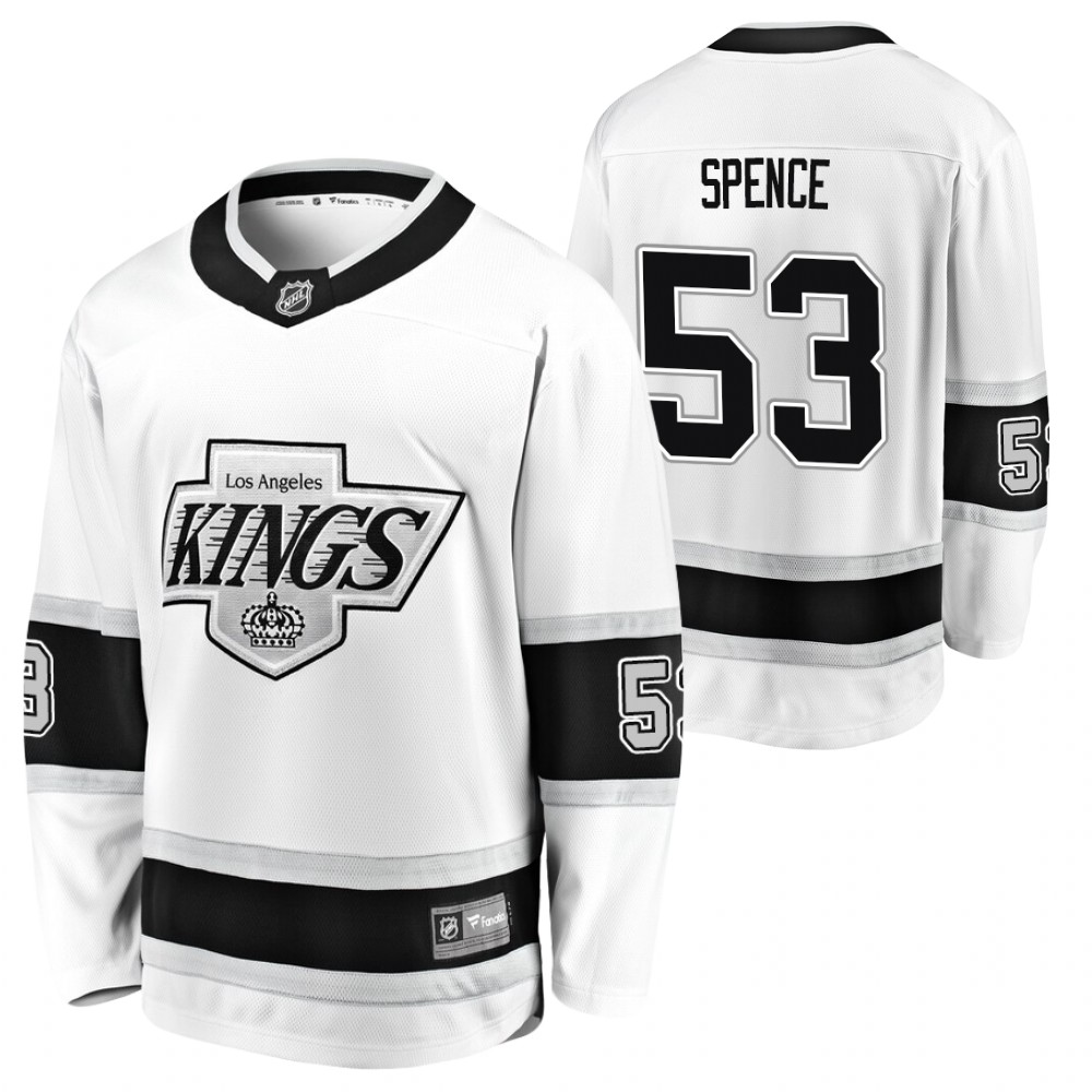 Kings Jordan Spence Jersey Heritage White Premier Breakaway Player Men's