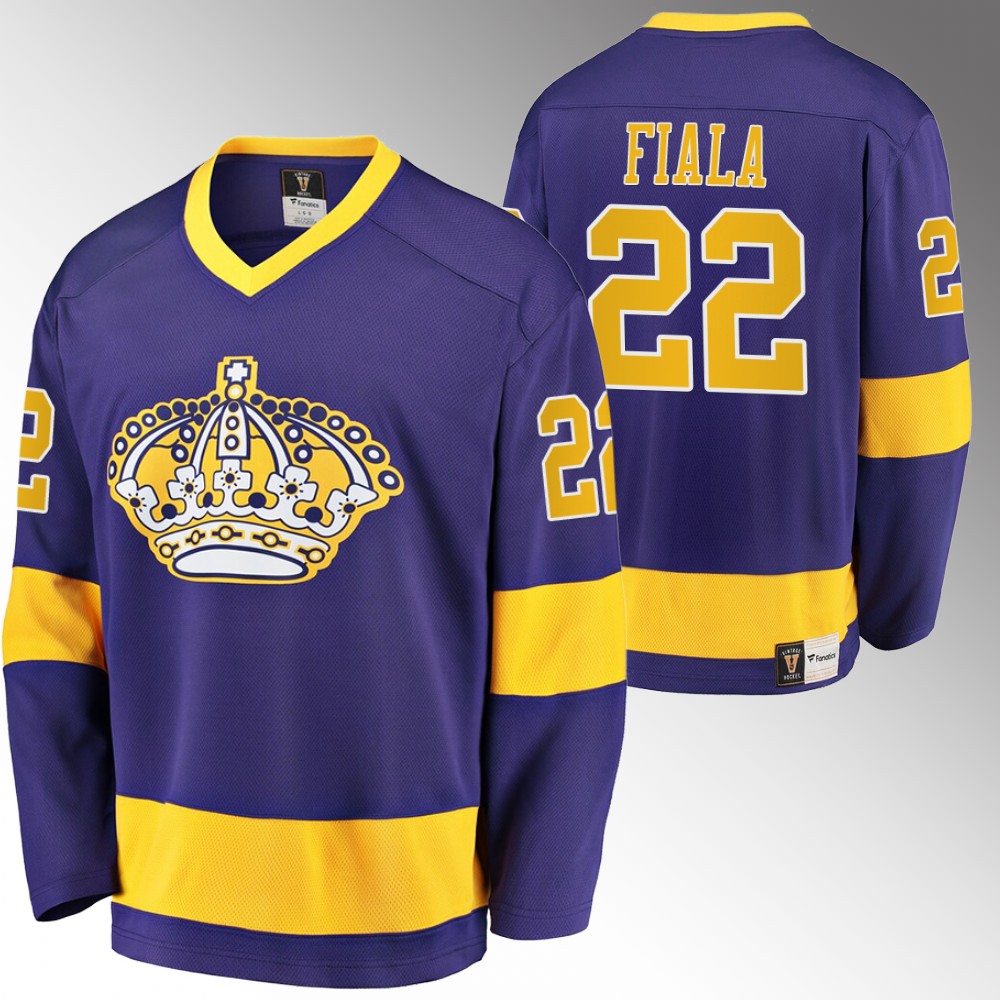 Kings Kevin Fiala #22 Purple Heritage Classic Jersey