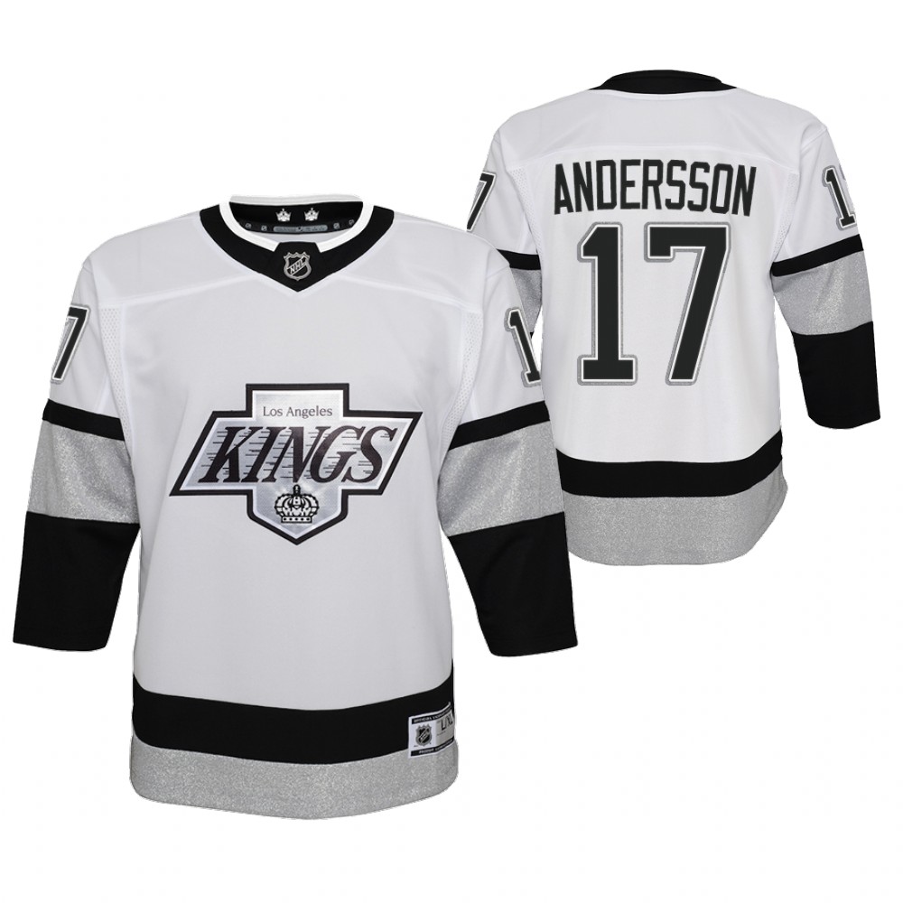 Kings Lias Andersson 2021-22 Alternate Jersey Youth Prime