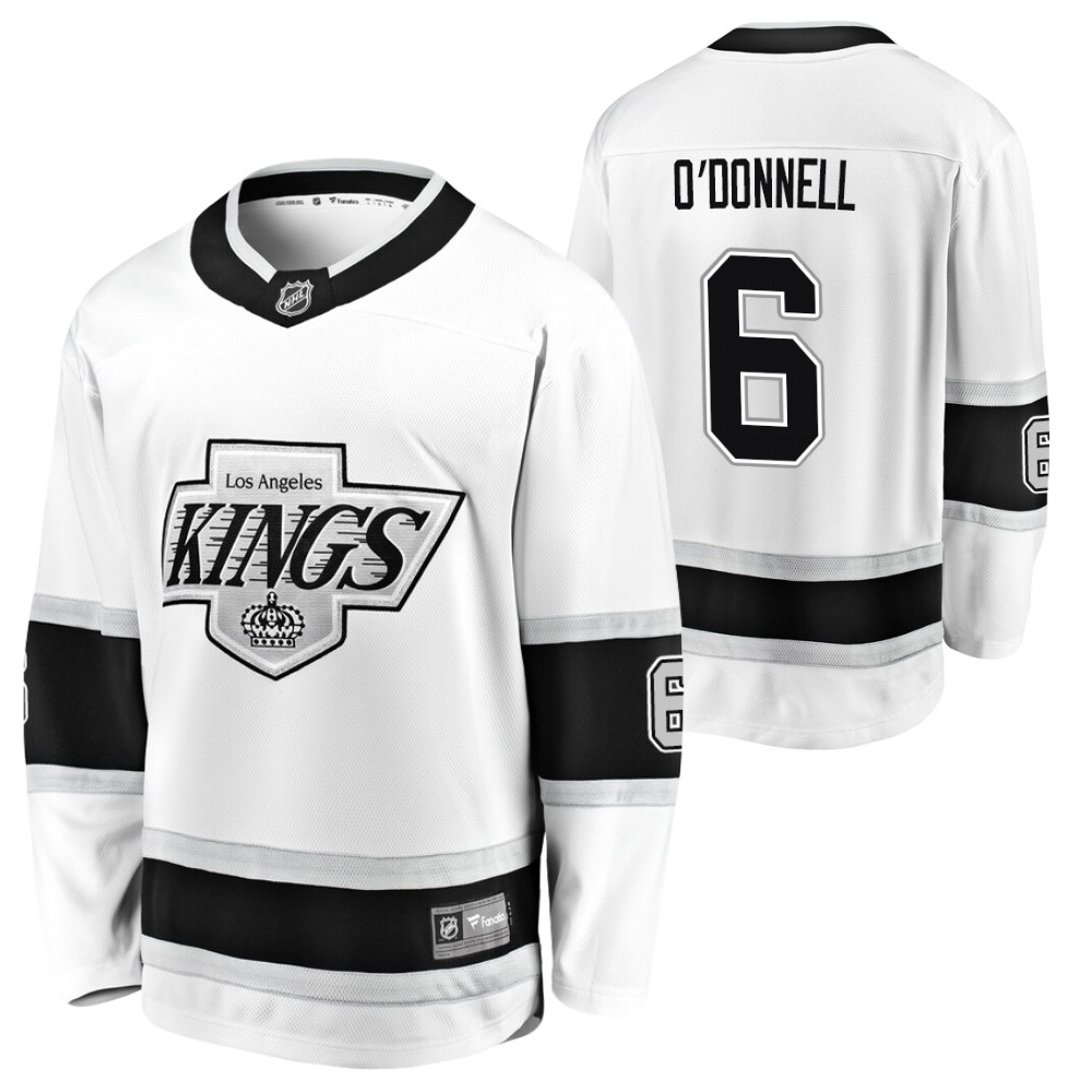 Kings Sean O'Donnell Jersey Heritage White Premier Breakaway Player Men's