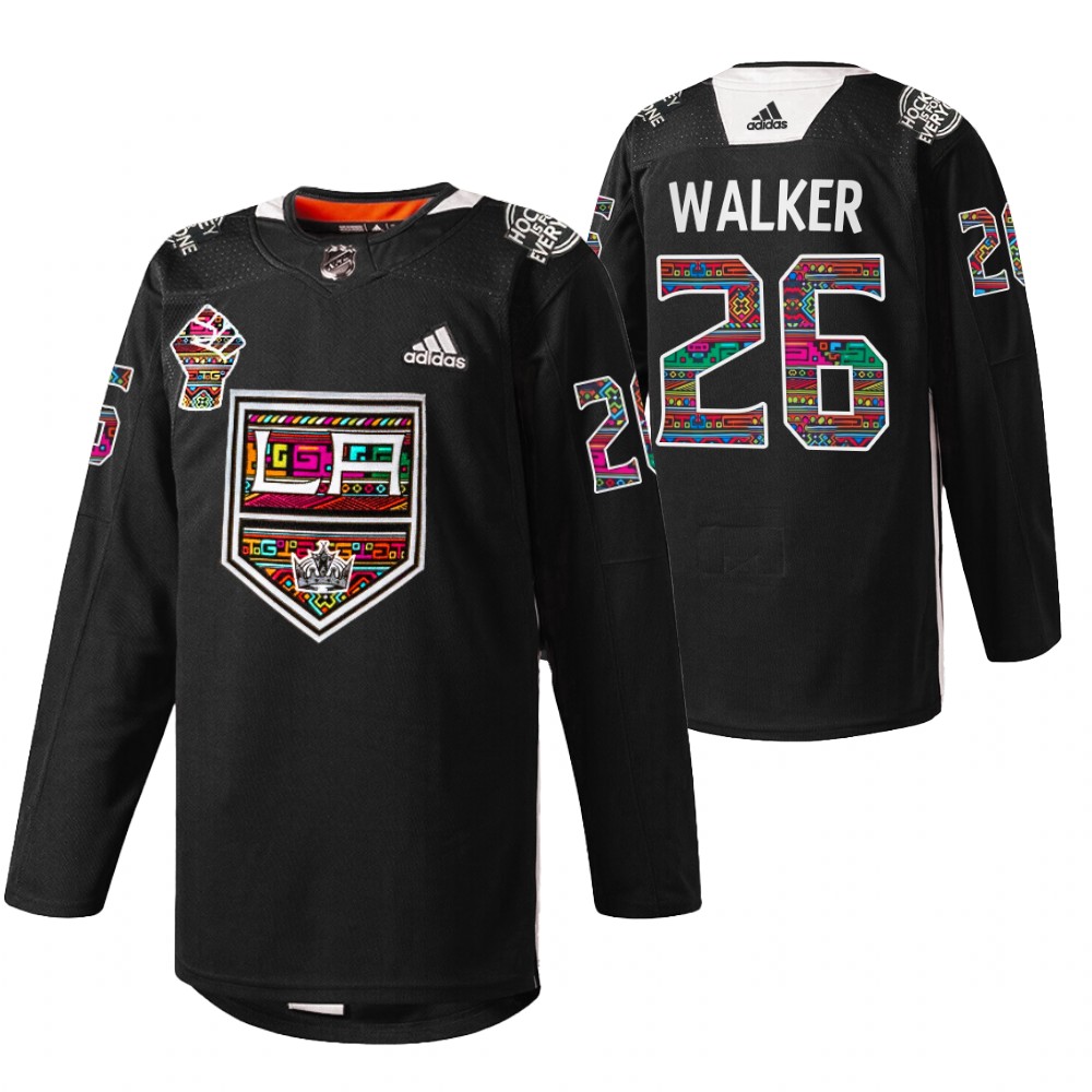 Kings Sean Walker 2022 Black History Month Black Warmup Jersey